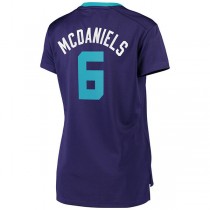 C.Hornets #6 Jalen McDaniels Fanatics Branded Fast Break Player Jersey Statement Edition Purple Stitched American Basketball Jersey