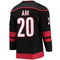 C.Hurricanes #20 Sebastian Aho Alternate Primegreen Authentic Pro Player Jersey Black Stitched American Hockey Jerseys