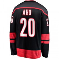 C.Hurricanes #20 Sebastian Aho Fanatics Branded Alternate Premier Breakaway Player Jersey Black Stitched American Hockey Jerseys