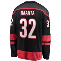C.Hurricanes #32 Antti Raanta Fanatics Branded Home Breakaway Player Jersey Black Stitched American Hockey Jerseys