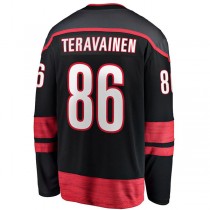 C.Hurricanes #86 Teuvo Teravainen Fanatics Branded Home Breakaway Player Jersey Black Stitched American Hockey Jerseys