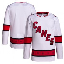 C.Hurricanes Away Primegreen Authentic Pro Jersey White Stitched American Hockey Jerseys