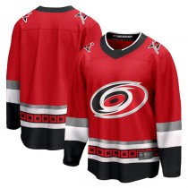 C.Hurricanes Fanatics Branded 25th Anniversary Premier Breakaway Blank Jersey Red Stitched American Hockey Jerseys