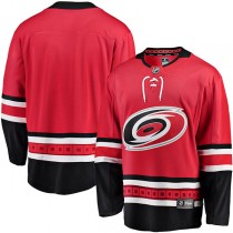 C.Hurricanes Fanatics Branded Breakaway Home Jersey Red Stitched American Hockey Jerseys