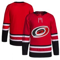 C.Hurricanes Home Primegreen Authentic Pro Jersey Red Stitched American Hockey Jerseys