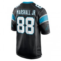 C.Panthers #88 Terrace Marshall Jr. Black Game Jersey Stitched American Football Jerseys