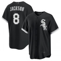Chicago White Sox #8 Bo Jackson Black Alternate Cooperstown Collection Replica Player Jersey Baseball Jerseys
