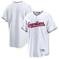 Cleveland Guardians White Home Blank Replica Jersey Baseball Jerseys