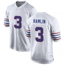 Copy B.Bills #3 Damar Hamlin White Game Jersey Stitched American Football Jerseys