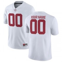 Custom Alabama Crimson Tide Game Football Jersey White Stitched American College Jerseys