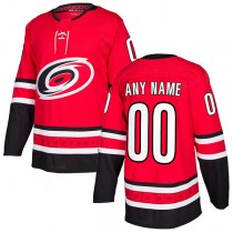 Custom C.Hurricanes Authentic Jersey Red Stitched American Hockey Jerseys
