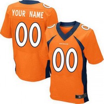 Custom D.Broncos 2013 Orange Elite Jersey Stitched Jersey American Football Jerseys