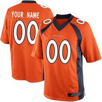Custom D.Broncos 2013 Orange Game Jersey Stitched Jersey American Football Jerseys
