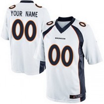 Custom D.Broncos 2013 White Game Jersey Stitched Jersey American Football Jerseys