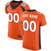 Custom D.Broncos Orange Vapor Untouchable Custom Elite Jersey Stitched Jersey American Football Jerseys