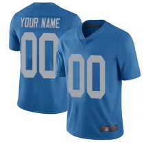 Custom D.Lions Alternate Blue Vapor Untouchable Limited Jersey Stitched American Football Jerseys