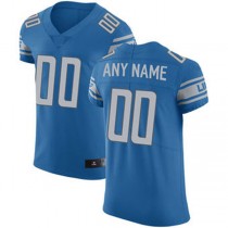 Custom D.Lions Blue Vapor Untouchable Custom Elite Jersey Stitched American Football Jerseys