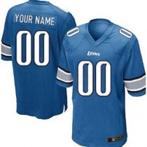 Custom D.Lions Navy Blue Limited Jersey Stitched American Football Jerseys