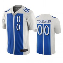 Custom D.Lions White Blue Vapor Limited City Edition Jersey Stitched American Football Jerseys