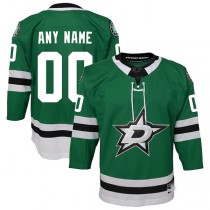 Custom D.Stars Home Premier Jersey Green Stitched American Hockey Jerseys