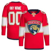 Custom F.Panthers Home Primegreen Authentic Pro Jersey Red Stitched American Hockey Jerseys