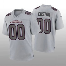 Custom Football Jerseys A.Cardinals Gray Atmosphere Game Jersey American Stitched Jerseys