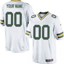 Custom GB.Packers White Game Jersey Stitched American Football Jerseys