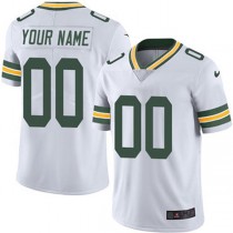 Custom GB.Packers White Vapor Untouchable Player Limited Jersey Stitched American Football Jerseys