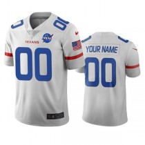 Custom H.Texans White Vapor Limited City Edition Jersey Stitched American Football Jerseys