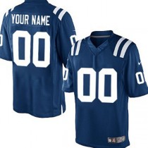 Custom IN.Colts Blue Limited Jersey Stitched American Football Jerseys