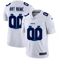 Custom IN.Colts White Team Big Logo Vapor Untouchable Limited Jersey Stitched American Football Jerseys