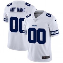 Custom IN.Colts White Team Logo Vapor Limited Jersey Stitched American Football Jerseys