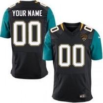 Custom J.Jaguars 2013 Black Elite Jersey Stitched American Football Jerseys