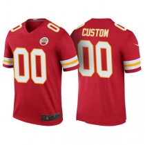Custom KC.Chiefs Red Color Rush Legend Limited Jersey American Stitched Jersey Football Jerseys
