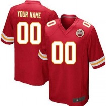 Custom KC.Chiefs Red Limited Jersey American Stitched Jersey Football Jerseys