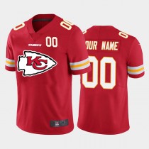 Custom KC.Chiefs Red Team Big Logo Number Vapor Untouchable Limited Jersey American Stitched Jersey Football Jerseys