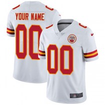 Custom KC.Chiefs Road White Vapor Untouchable Limited Jersey American Stitched Jersey Football Jerseys
