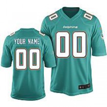 Custom M.Dolphins 2013 Green Game Jersey American Stitched Football Jerseys