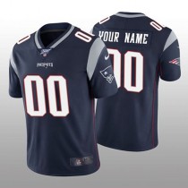 Custom NE.Patriots Navy Vapor Limited 100th Season Jersey Stitched American Football Jerseys