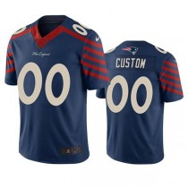 Custom NE.Patriots Navy Vapor Limited City Edition Jersey Stitched American Football Jerseys