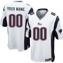 Custom NE.Patriots White Limited Jersey Stitched American Football Jerseys