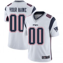 Custom NE.Patriots White Vapor Untouchable Player Limited Jersey Stitched American Football Jerseys
