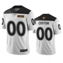 Custom NO.Saints White Vapor Limited City Edition Jersey American Stitched Jersey Football Jerseys