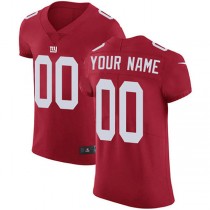 Custom NY.Giants Red Alternate Vapor Untouchable Custom Elite Jersey Stitched American Football Jerseys