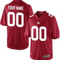 Custom NY.Giants Red Limited Jersey Stitched American Football Jerseys