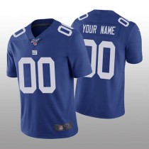 Custom NY.Giants Royal Vapor Limited 100th Season Jersey Stitched American Football Jerseys