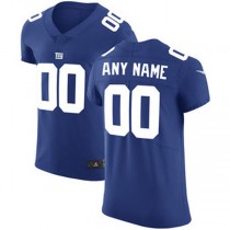 Custom NY.Giants Royal Vapor Untouchable Elite Jersey Stitched Jersey Stitched American Football Jerseys