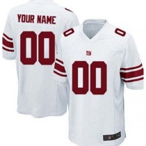 Custom NY.Giants White Game Jersey Stitched American Football Jerseys