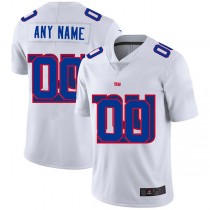 Custom NY.Giants White Team Big Logo Vapor Untouchable Limited Jersey Stitched American Football Jerseys
