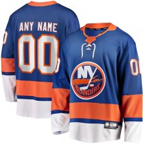 Custom NY.Islanders Fanatics Branded Home Breakaway Jersey Royal Stitched American Hockey Jerseys